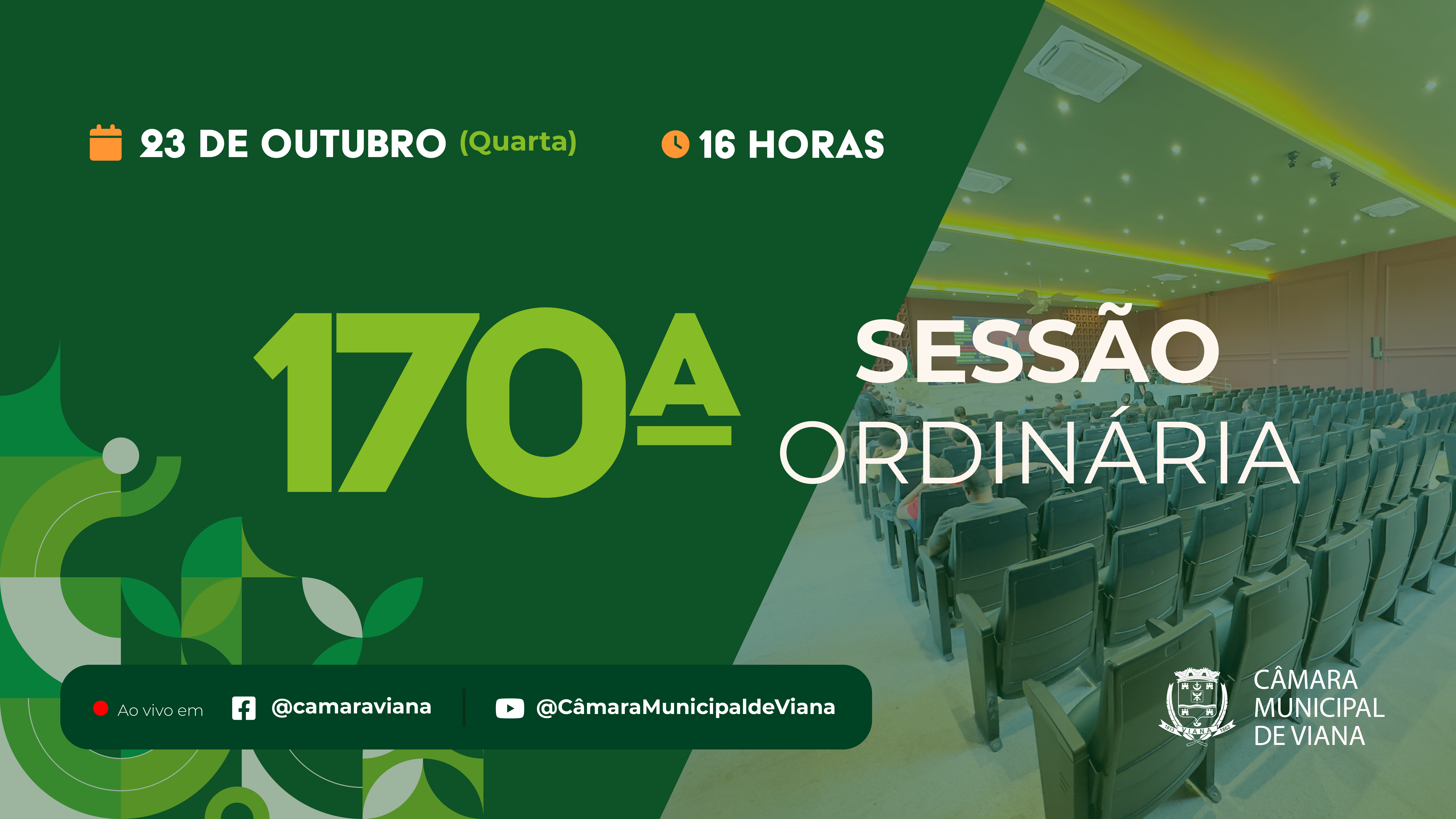 Notícia: Pauta da Centésima Septuagésima (170ª) Sessão Ordinária