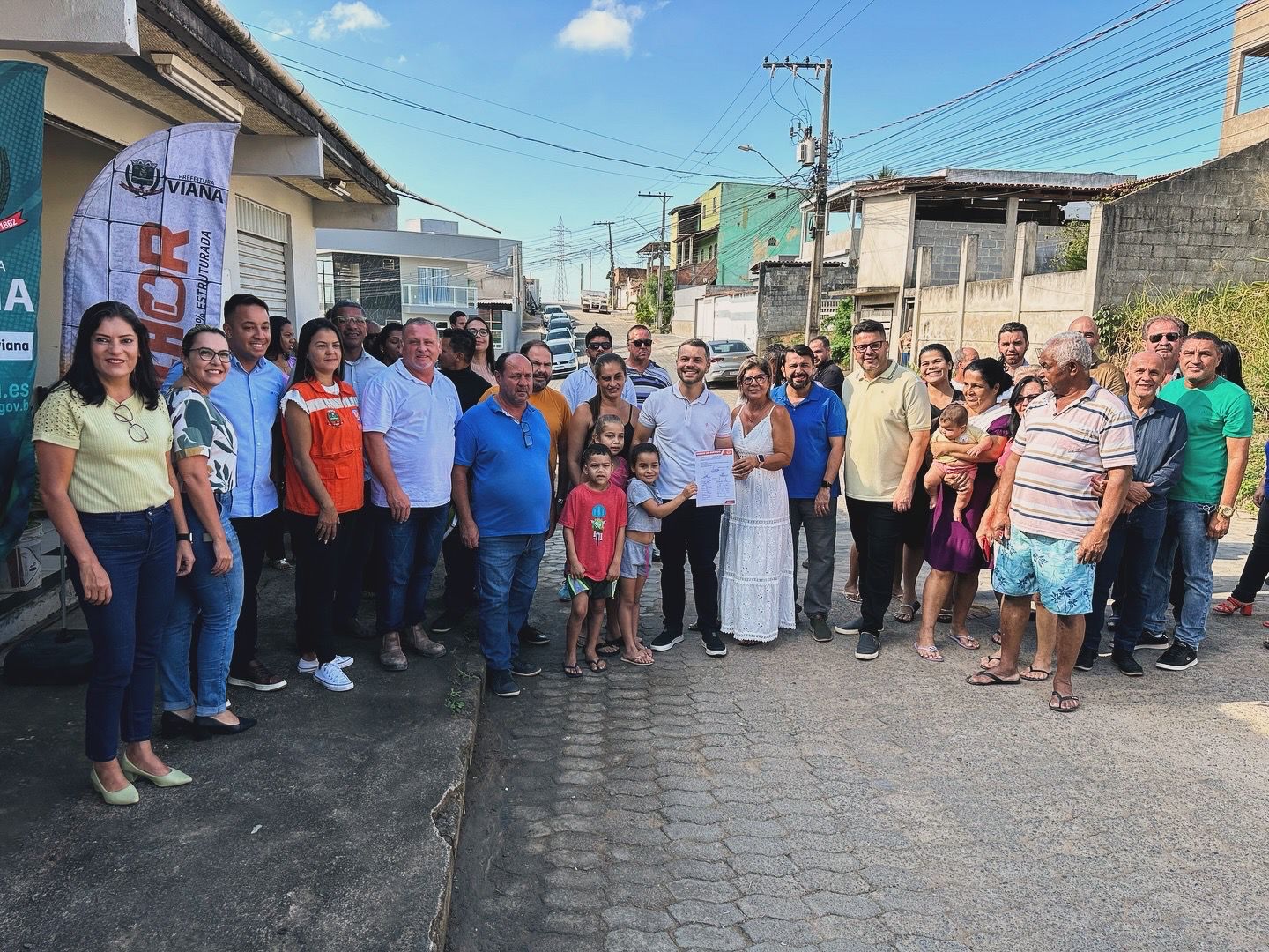 Ordem de serviço é assinada para recapeamento da Rua das Palmeiras